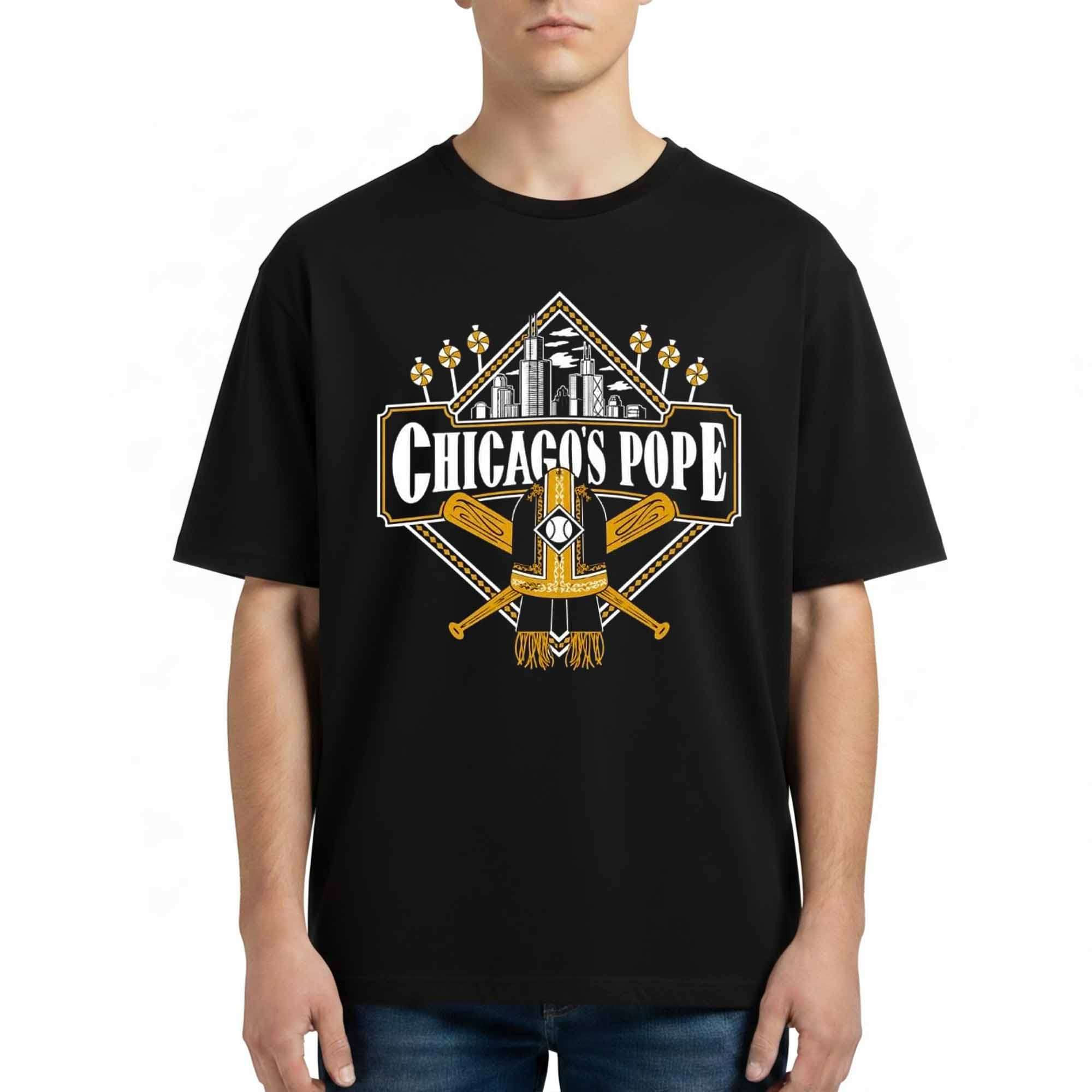 2026 White Sox Homage Chicago's Pope Shirt White Sox Merch Gift For Baseball Fans - Kdjoy