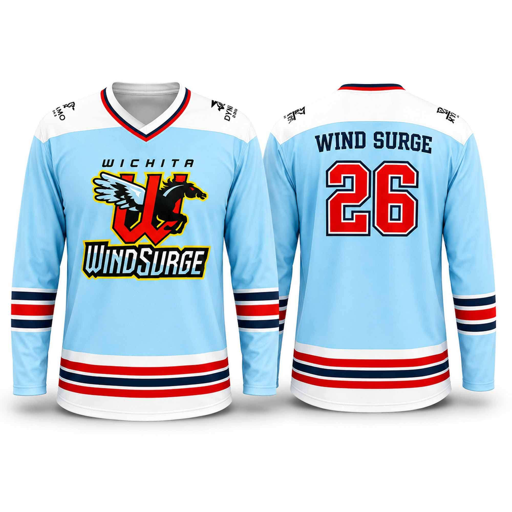 2026 Wind Surge Hockey Jersey Wichita Wind Surge Merch Gift Ideas For Baseball Fans - Kdjoy