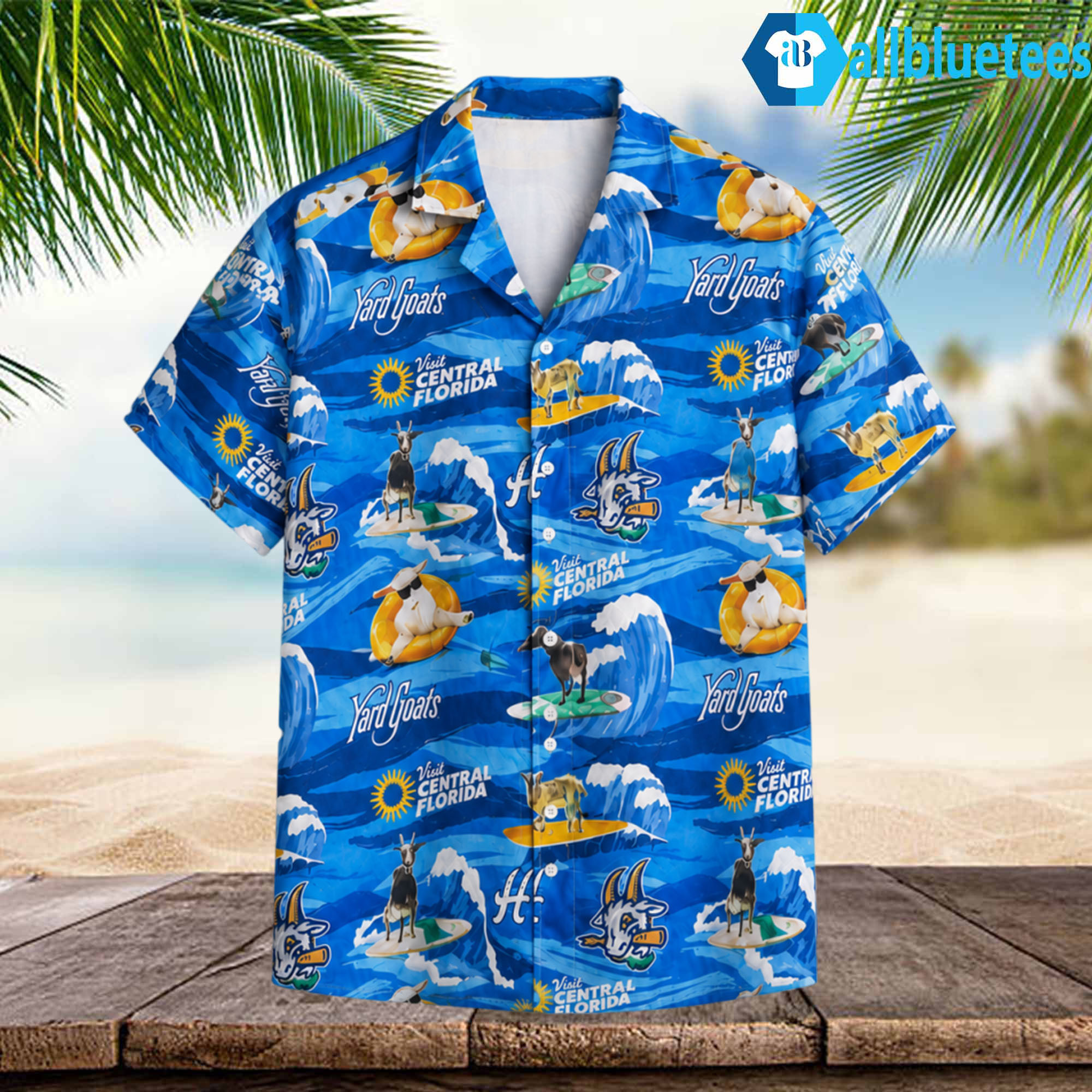 2026 Yard Goats Floridian Hawaiian Shirt Hartford Yard Goats Merch Gifts For Fan - Kdjoy