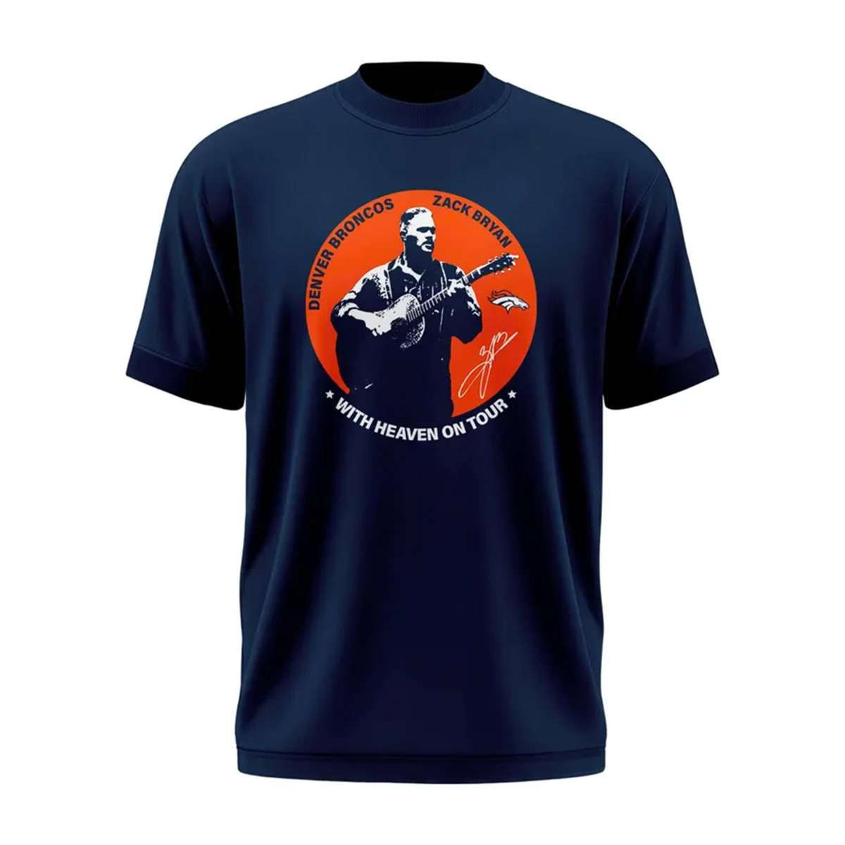 2026 Zach Bryan Broncos Shirt Denver Broncos Merch Gifts For Music Lovers - Kdjoy 2026 Zach Bryan Broncos Shirt Denver Broncos Merch Gifts For Music Lovers - Kdjoy
