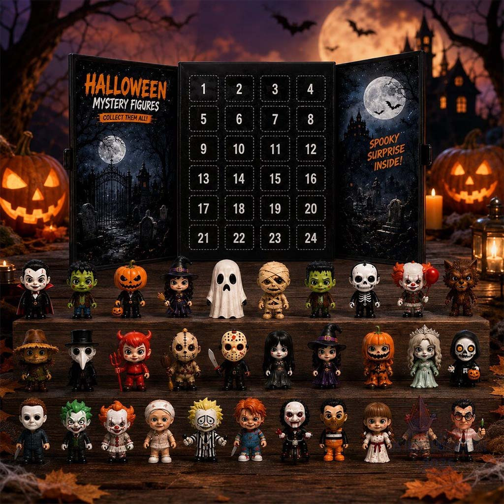 24 Day Horror And Spooky Mystery Figure Halloween Advent Calendar 2026 Halloween Gifts - Kdjoy