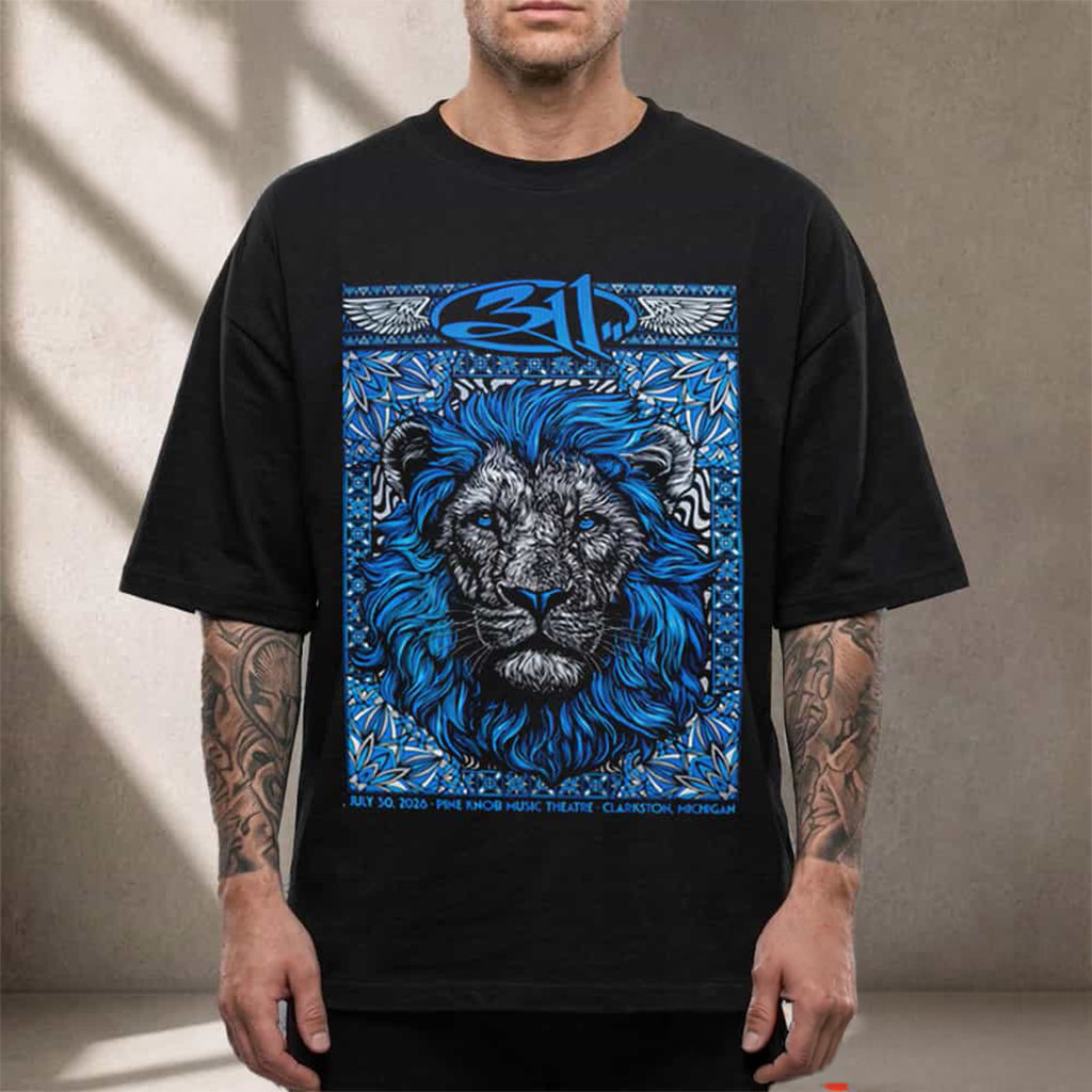 311 Band Clarkston Michigan Event T-Shirt 311 Merch Music Lover Gifts For Him - Kdjoy