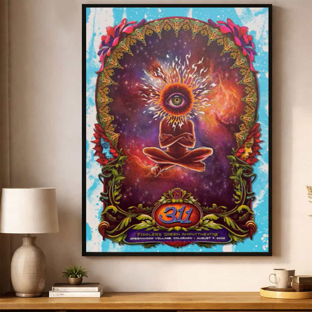 311 Band Greenwood Village CO 2026 Poster 311 Merch Wall Art Best Gifts For Music Lovers
