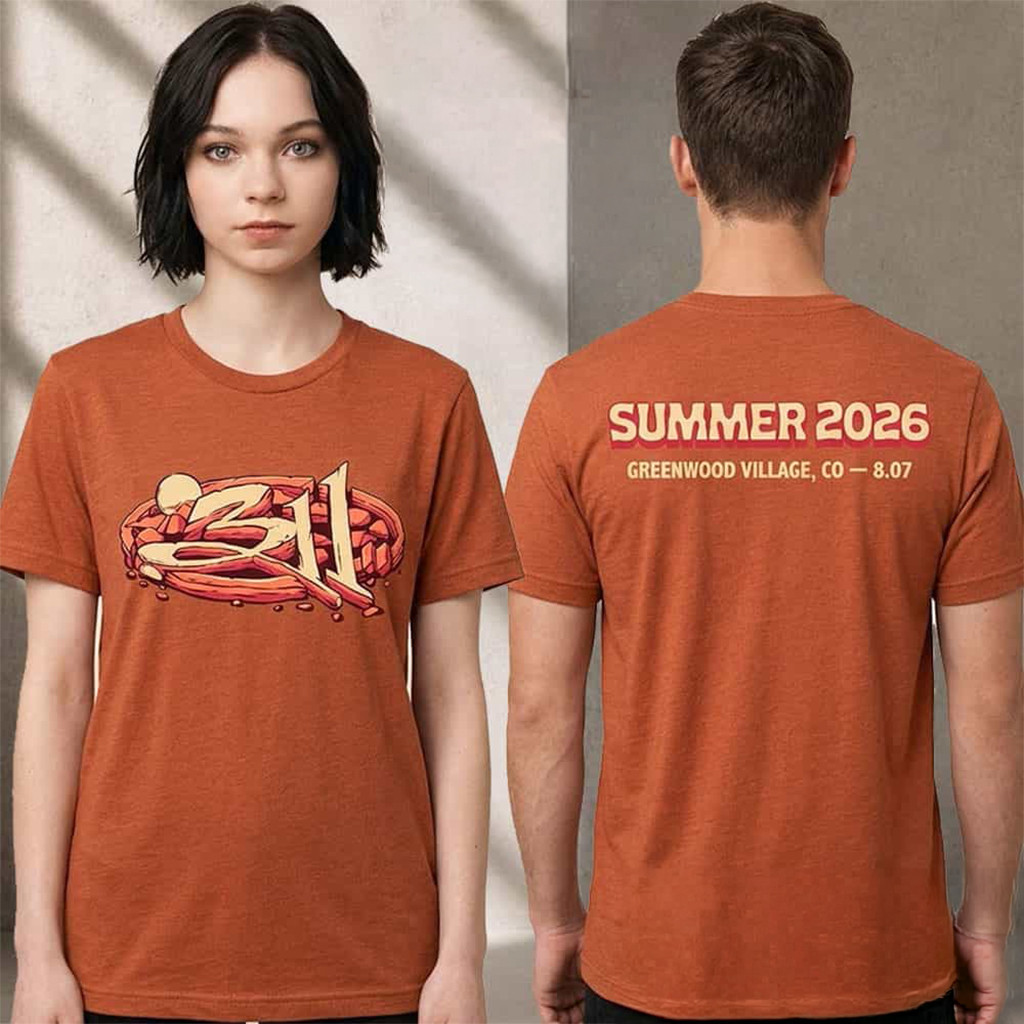 311 Band Greenwood Village CO 2026 T-Shirt 311 Merch Gifts For Music Lovers 311 Band Greenwood Village CO 2026 T-Shirt 311 Merch Gifts For Music Lovers