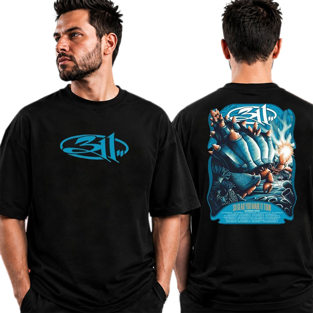 311 Band So Glad You Made It Tour Summer 2026 Tour Dates T-Shirt 311 Merch Music Lover Gifts - Kdjoy 311 Band So Glad You Made It Tour Summer 2026 Tour Dates T-Shirt 311 Merch Music Lover Gifts - Kdjoy