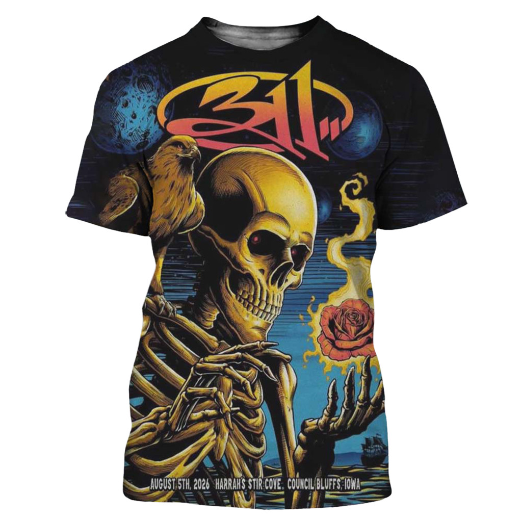 311 Council Bluffs Iowa 2026 Shirt 311 Merch Gifts For Music Lovers - Kdjoy 311 Council Bluffs Iowa 2026 Shirt 311 Merch Gifts For Music Lovers - Kdjoy