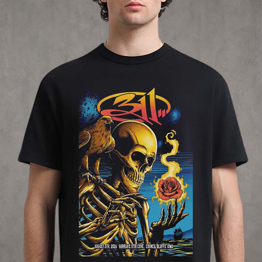 311 Council Bluffs Iowa 2026 T-Shirt 311 Merch Best Gifts For Music Lovers - Kdjoy