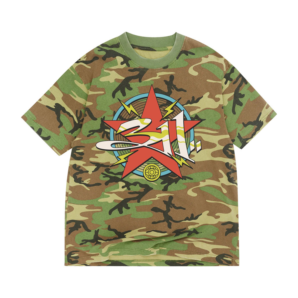 311 Merch 2026 Decibel Camo T-Shirt 311 Band Merch Music Related Gifts For Guys - Kdjoy