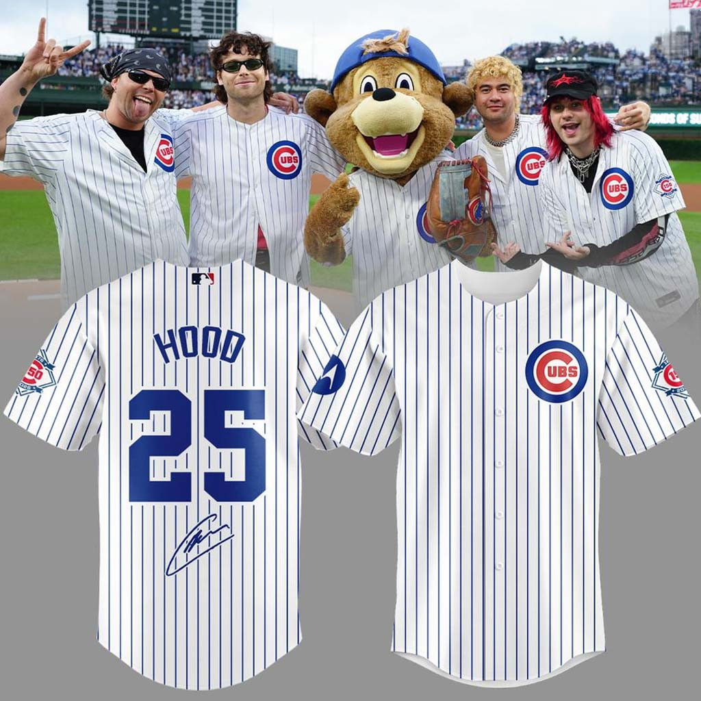 5 Seconds Of Summer X Chicago Cubs Signature Baseball Jersey #25 Hood Jersey Gift For Fans 5 Seconds Of Summer X Chicago Cubs Signature Baseball Jersey #25 Hood Jersey Gift For Fans