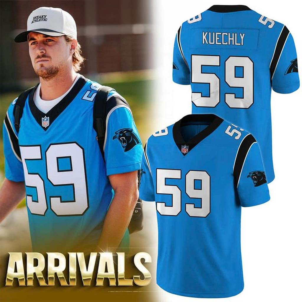 #59 Luke Kuechly Football Jersey Shirt Carolina Panthers Merch Gift For Football Lovers #59 Luke Kuechly Football Jersey Shirt Carolina Panthers Merch Gift For Football Lovers
