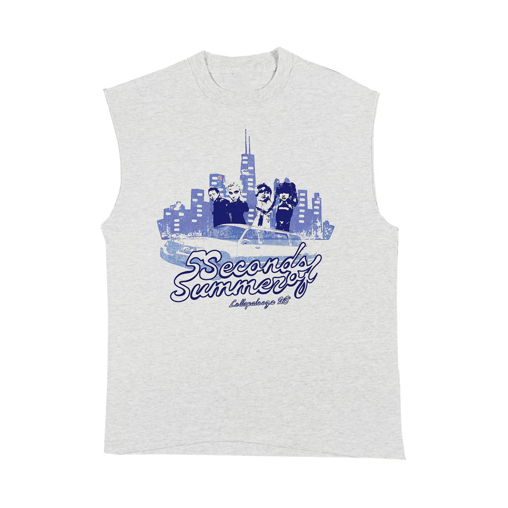 5SOS Tour Merch 2026 5 Seconds Of Summer Lolla Concert Tank Top 5SOS Lollapalooza Merch - Kdjoy