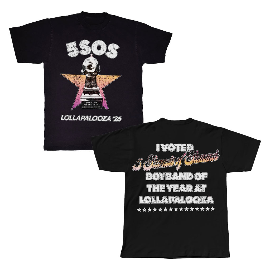5SOS Tour Merch 2026 I Voted 5 Seconds Of Summer T-Shirt 5SOS Lollapalooza Merch Fan Gifts - Kdjoy 5SOS Tour Merch 2026 I Voted 5 Seconds Of Summer T-Shirt 5SOS Lollapalooza Merch Fan Gifts - Kdjoy
