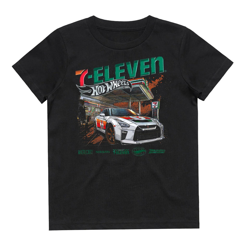 7 Collection Merch 2026 7-Eleven X Hot Wheels GT-R T-Shirt Gift Ideas For Brothers - Kdjoy 7 Collection Merch 2026 7-Eleven X Hot Wheels GT-R T-Shirt Gift Ideas For Brothers - Kdjoy