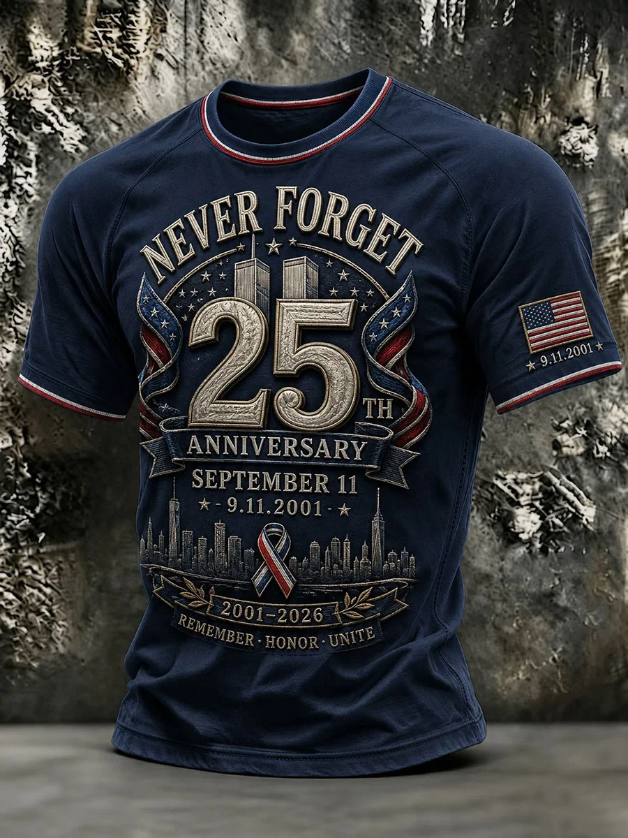 911 Never Forget 25th Anniversary Shirt Twin Towers Patriot Day Merch Remember Honor Unite T-Shirt - Kdjoy 911 Never Forget 25th Anniversary Shirt Twin Towers Patriot Day Merch Remember Honor Unite T-Shirt - Kdjoy