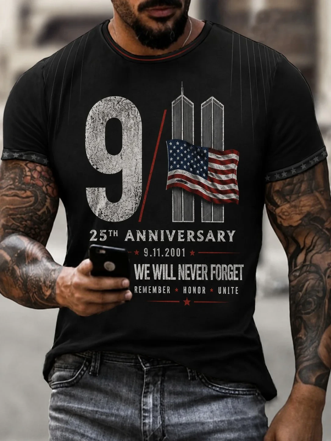 911 Never Forget Patriot Day T-Shirt Twin Towers Memorial Merch Gifts For Boyfriend - Kdjoy 911 Never Forget Patriot Day T-Shirt Twin Towers Memorial Merch Gifts For Boyfriend - Kdjoy