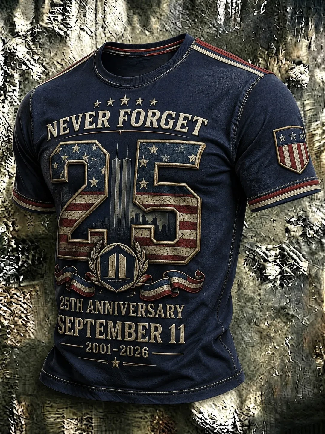 911 Never Forget Shirt 25th Anniversary T-Shirt Twin Towers Patriot Day Merch Husband Gifts - Kdjoy 911 Never Forget Shirt 25th Anniversary T-Shirt Twin Towers Patriot Day Merch Husband Gifts - Kdjoy