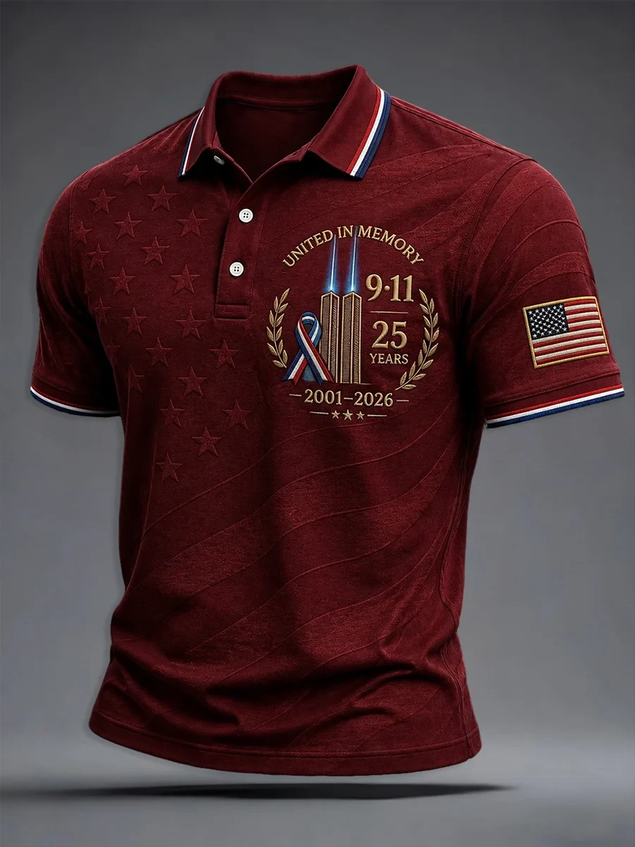 911 Never Forget United In Memory Polo Shirt Patriot Day Merch Gifts For Husband - Kdjoy 911 Never Forget United In Memory Polo Shirt Patriot Day Merch Gifts For Husband - Kdjoy