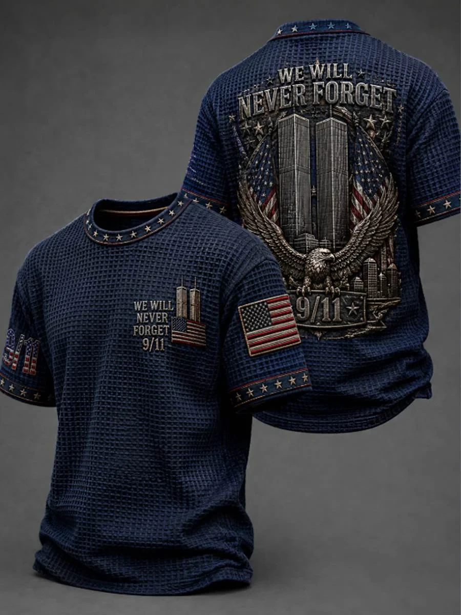 911 We Will Never Forget 25 Years 2001-2026 Shirt Patriot Day T-Shirt Gifts For Him - Kdjoy