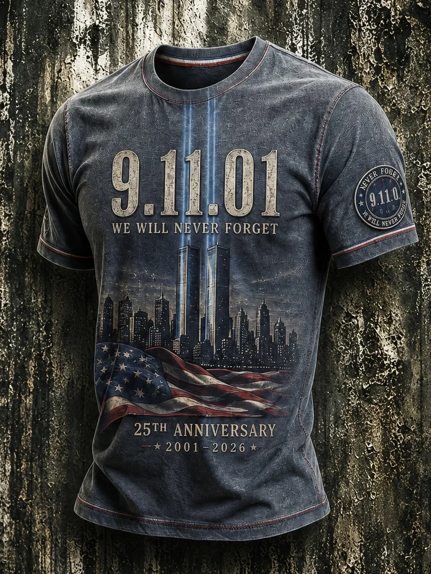 911 We Will Never Forget Shirt 25th Anniversary Patriot Day T-Shirt Twin Towers Memorial Merch - Kdjoy 911 We Will Never Forget Shirt 25th Anniversary Patriot Day T-Shirt Twin Towers Memorial Merch - Kdjoy