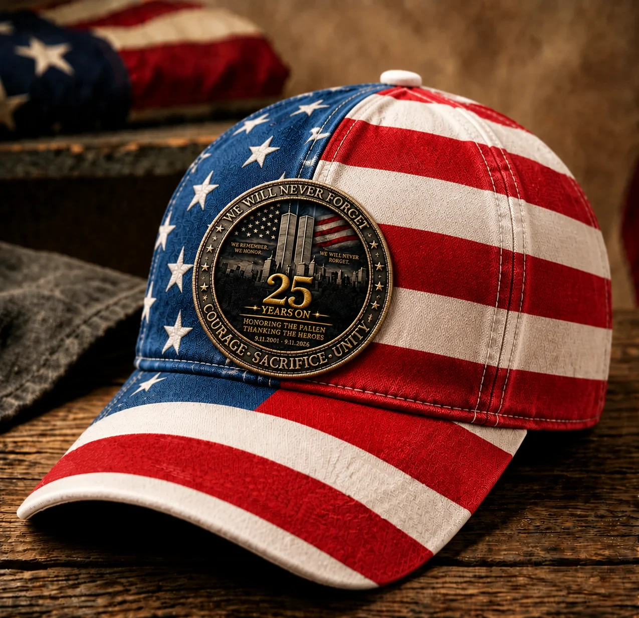 911 We Will Never Forget USA Flag Hat Courage Sacrifice Unity Cap Patriot Day Gifts - Kdjoy 911 We Will Never Forget USA Flag Hat Courage Sacrifice Unity Cap Patriot Day Gifts - Kdjoy