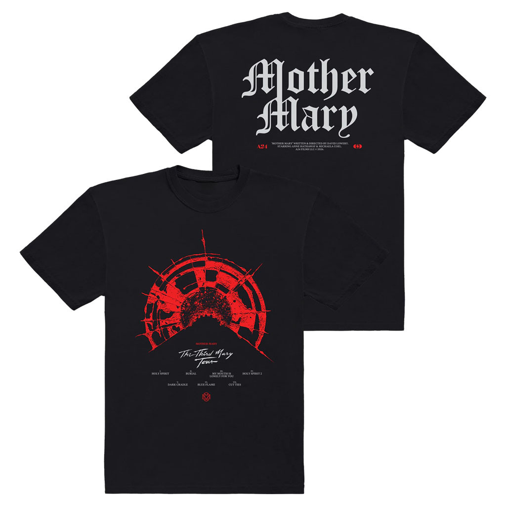 A24 Films Merch 2026 Mother Mary Tour T-Shirt Mother Mary Merch Gift For Movie Fans - Kdjoy