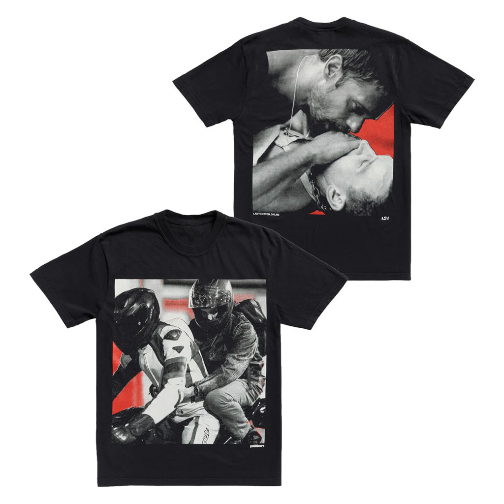 A24 Films Merch 2026 Pillion X Ladycotton Devotion T-Shirt Pillion Movie Merch Gift For Him - Kdjoy