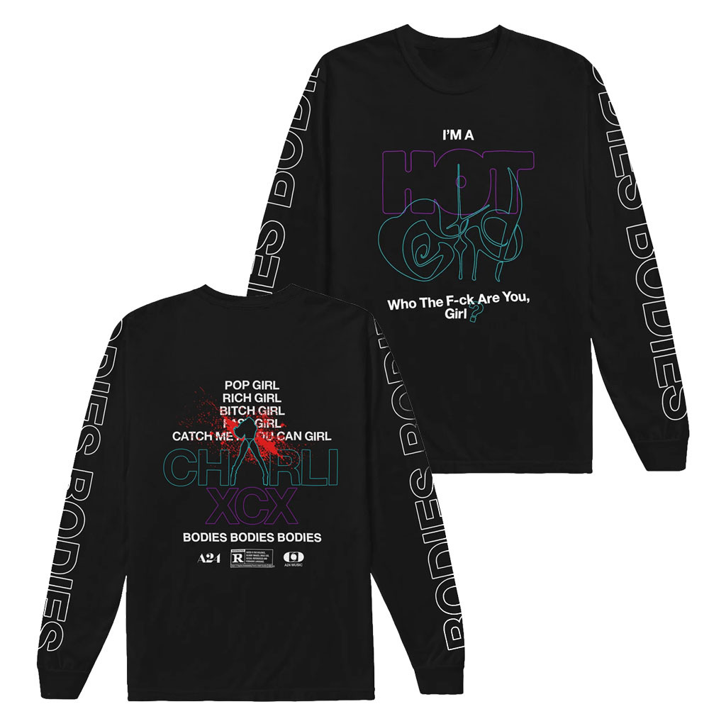 A24 Merch 2026 Charli X Bodies Hot Girl Long Sleeve Shirt Present For Horror Fans - Kdjoy