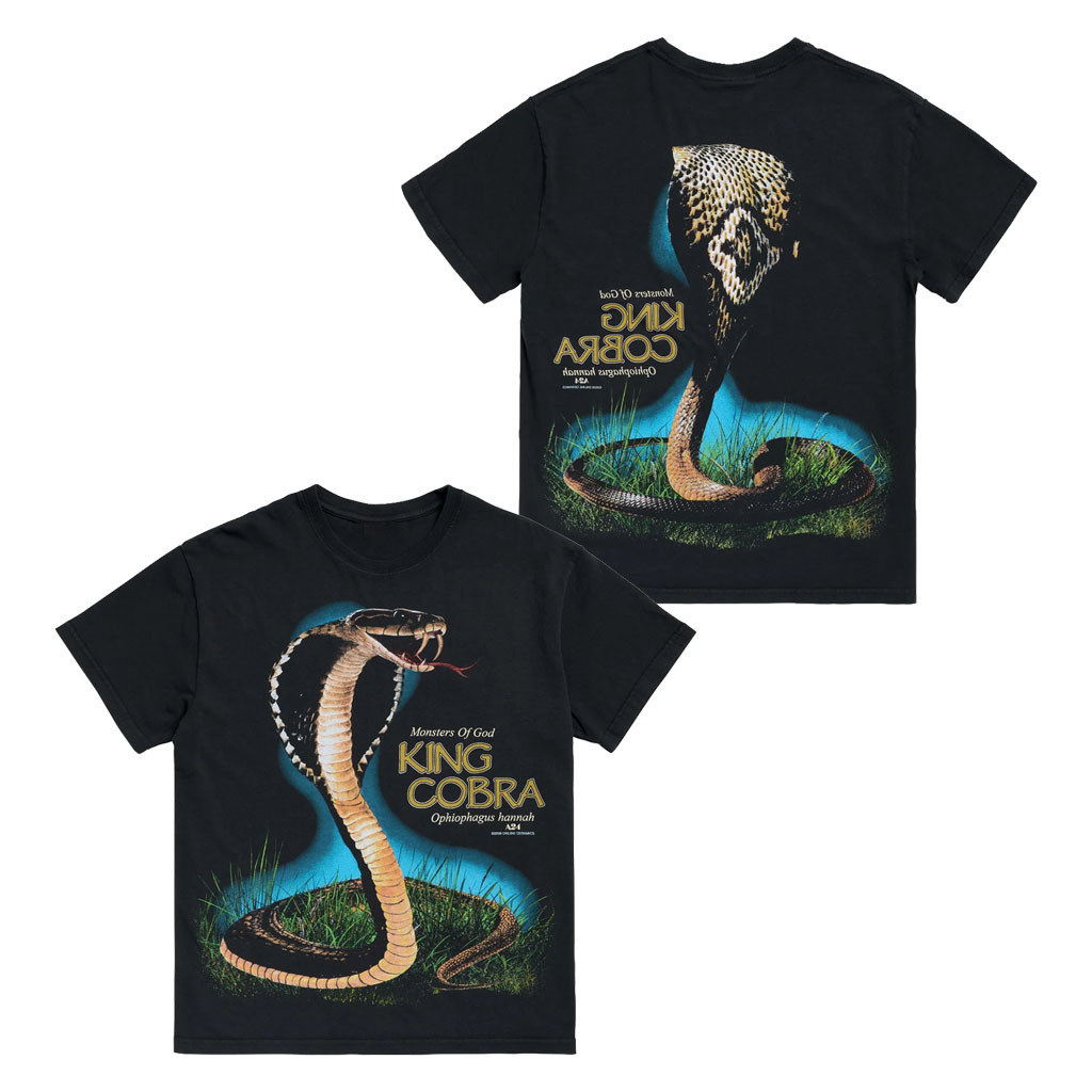 A24 Merch 2026 Monsters Of God X Online Ceramics King Cobra Shirt Gift For Snake Lovers - Kdjoy