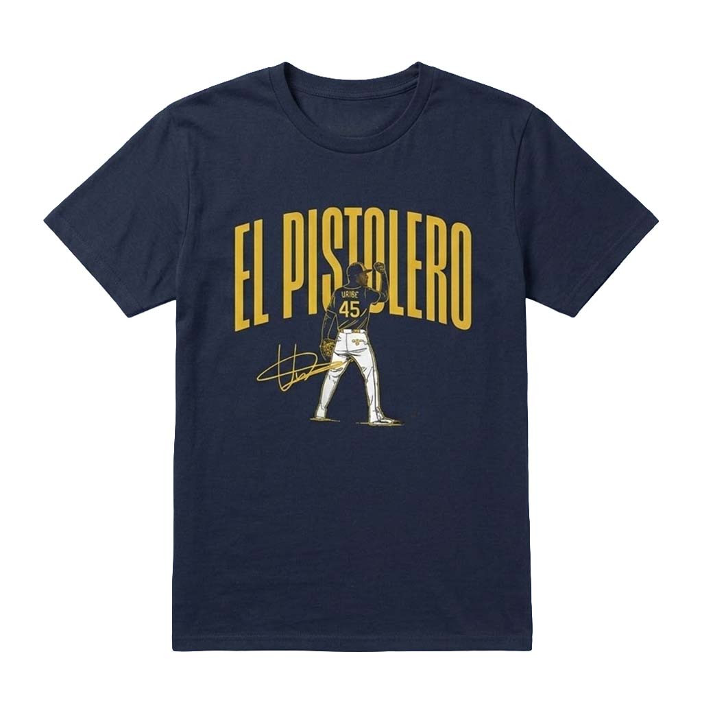 Abner Uribe El Pistolero Shirt Milwaukee Brewers Merch Gifts For Baseball Lovers - Kdjoy