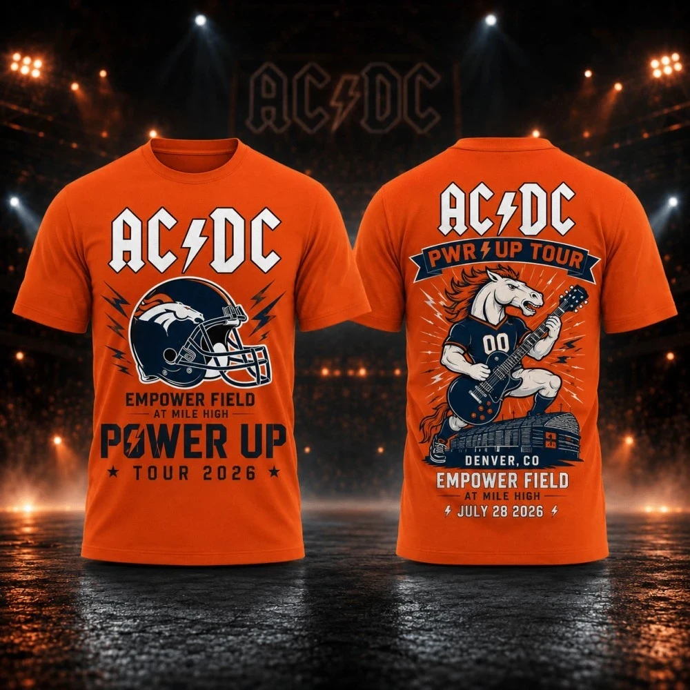 AC DC Merch 2026 ACDC Concert Shirt Denver CO Power Up Tour Empower Field At Mile High Outfits - Kdjoy AC DC Merch 2026 ACDC Concert Shirt Denver CO Power Up Tour Empower Field At Mile High Outfits - Kdjoy