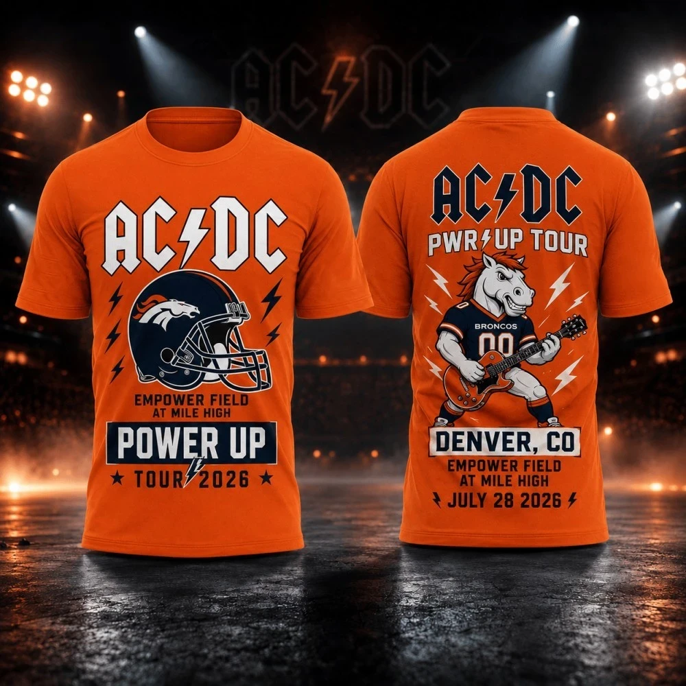 AC DC Merch 2026 ACDC Denver CO Concert T-Shirt Power Up North American Tour Shirt Fan Apparel - Kdjoy AC DC Merch 2026 ACDC Denver CO Concert T-Shirt Power Up North American Tour Shirt Fan Apparel - Kdjoy