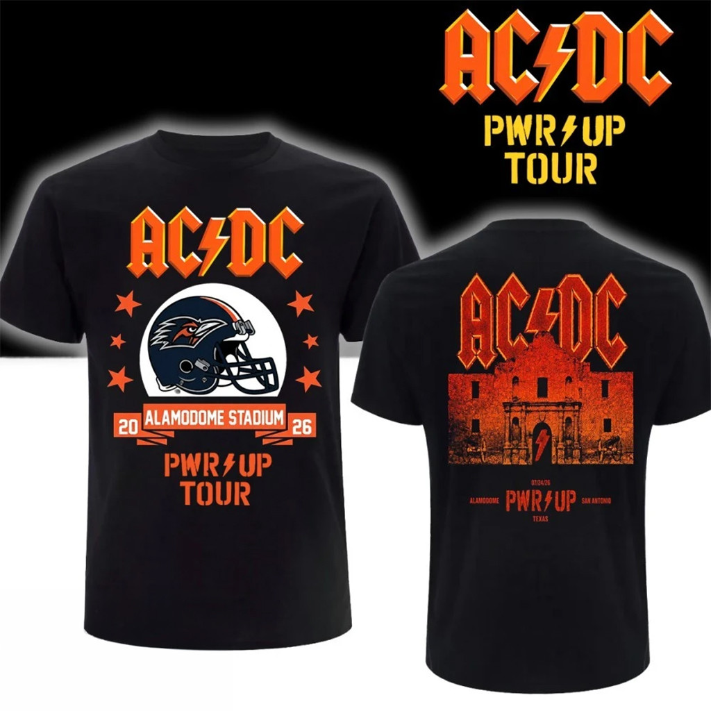 AC DC Merch 2026 ACDC Live At Alamodome San Antonio TX Shirt Power Up Tour Rock Concert Merch - Kdjoy AC DC Merch 2026 ACDC Live At Alamodome San Antonio TX Shirt Power Up Tour Rock Concert Merch - Kdjoy