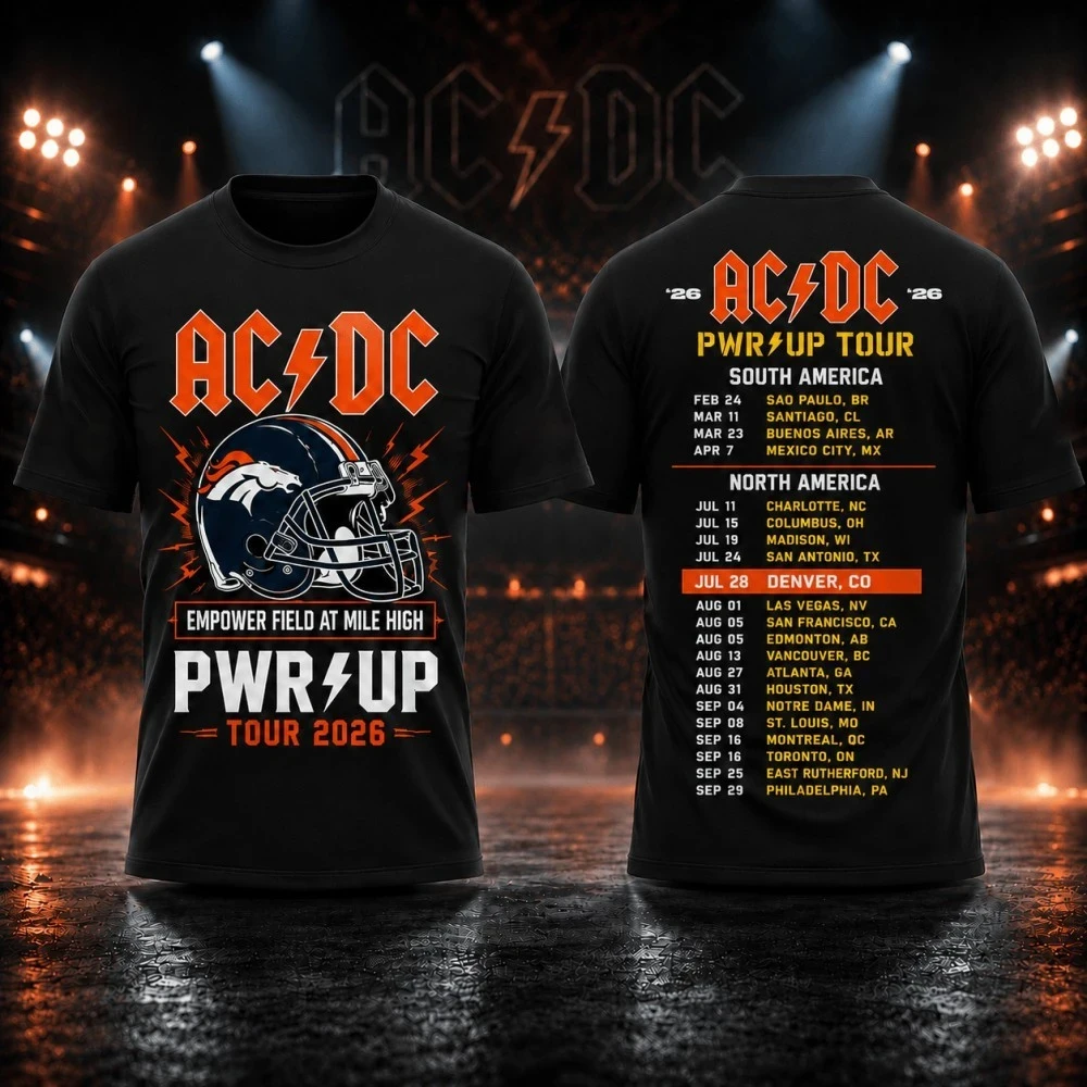 AC DC Merch 2026 ACDC Power Up Tour Dates T-Shirt ACDC Denver CO Live Concert Merch Fan Gifts - Kdjoy AC DC Merch 2026 ACDC Power Up Tour Dates T-Shirt ACDC Denver CO Live Concert Merch Fan Gifts - Kdjoy