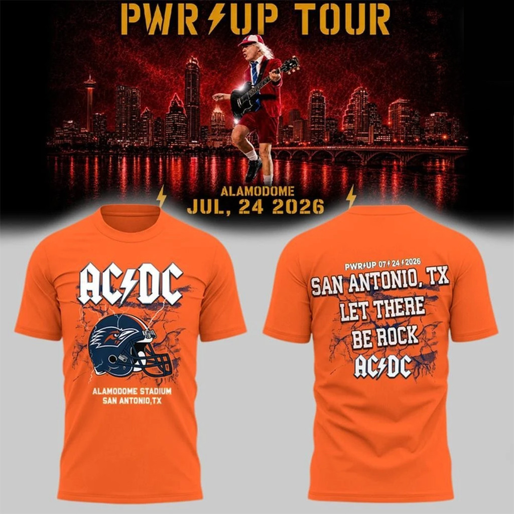 AC DC Merch AC DC San Antonio Texas Concert Shirt Let There Be Rock T-Shirt Power Up Tour Merch - Kdjoy AC DC Merch AC DC San Antonio Texas Concert Shirt Let There Be Rock T-Shirt Power Up Tour Merch - Kdjoy