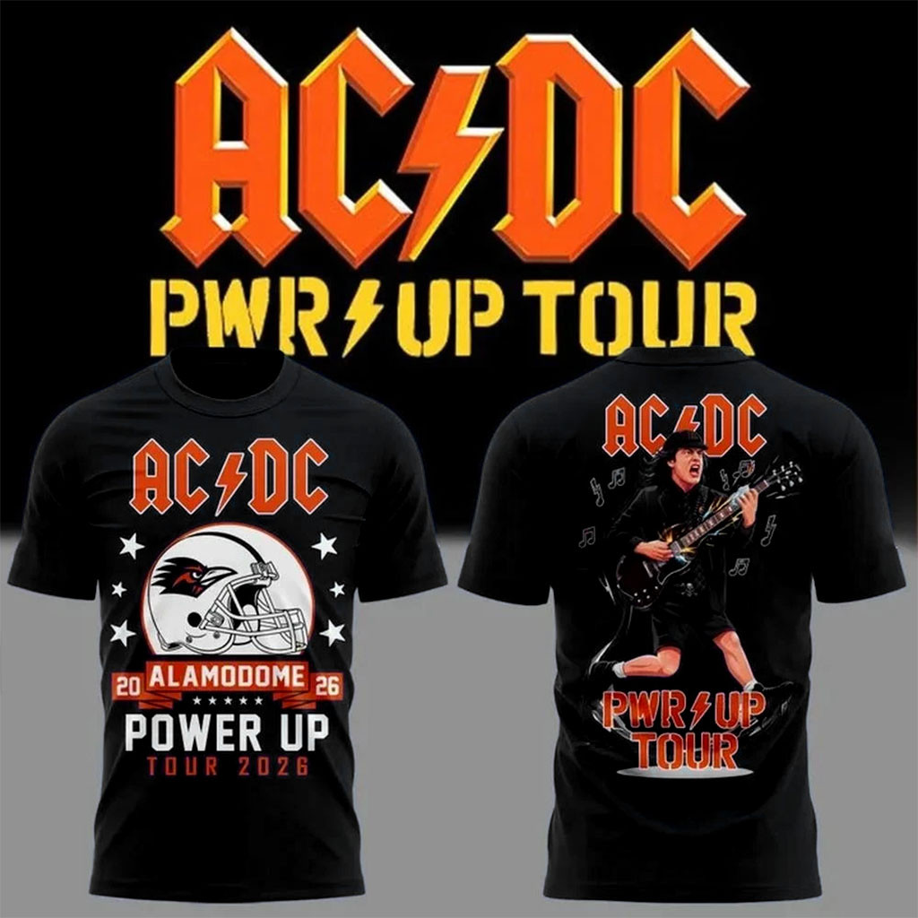AC DC Merch ACDC Alamodome San Antonio July 24 2026 Event Shirt Power Up World Tour Merch Gifts - Kdjoy
