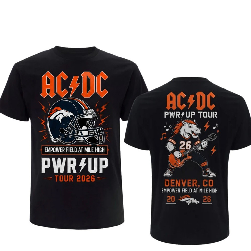 AC DC Merch ACDC Denver CO Concert T-Shirt 2026 Power Up Tour Shirt Gift For Rock Band Fans - Kdjoy AC DC Merch ACDC Denver CO Concert T-Shirt 2026 Power Up Tour Shirt Gift For Rock Band Fans - Kdjoy