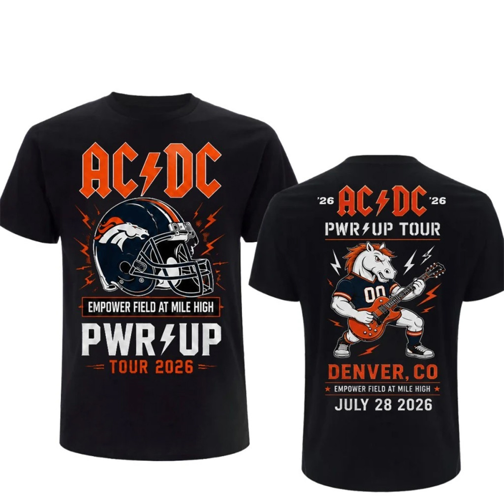 AC DC Merch ACDC Denver Concert Shirt 2026 Power Up Tour Heavy Metal Rock Merch Best Fan Gifts - Kdjoy AC DC Merch ACDC Denver Concert Shirt 2026 Power Up Tour Heavy Metal Rock Merch Best Fan Gifts - Kdjoy