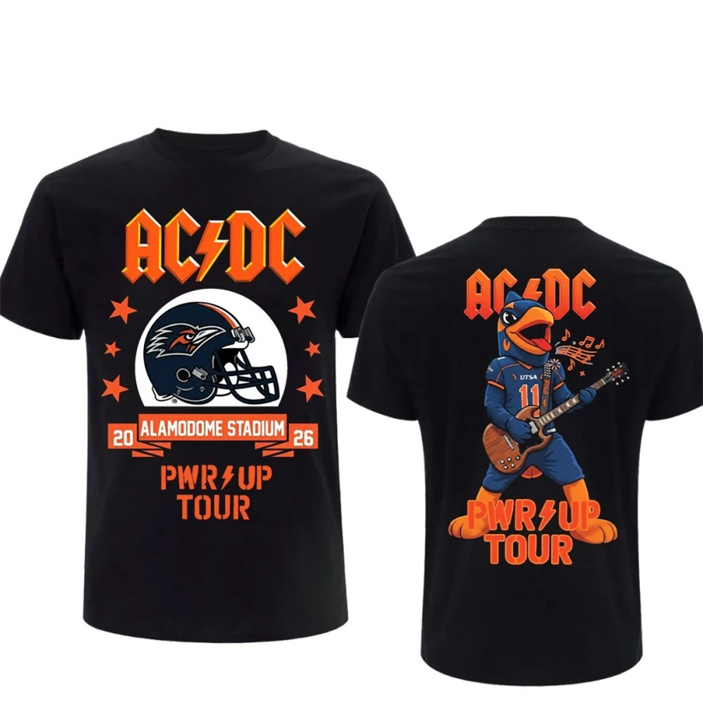 AC DC Merch ACDC Live In San Antonio July 24 2026 Shirt Alamodome Tee PWR Up Tour Merch - Kdjoy AC DC Merch ACDC Live In San Antonio July 24 2026 Shirt Alamodome Tee PWR Up Tour Merch - Kdjoy