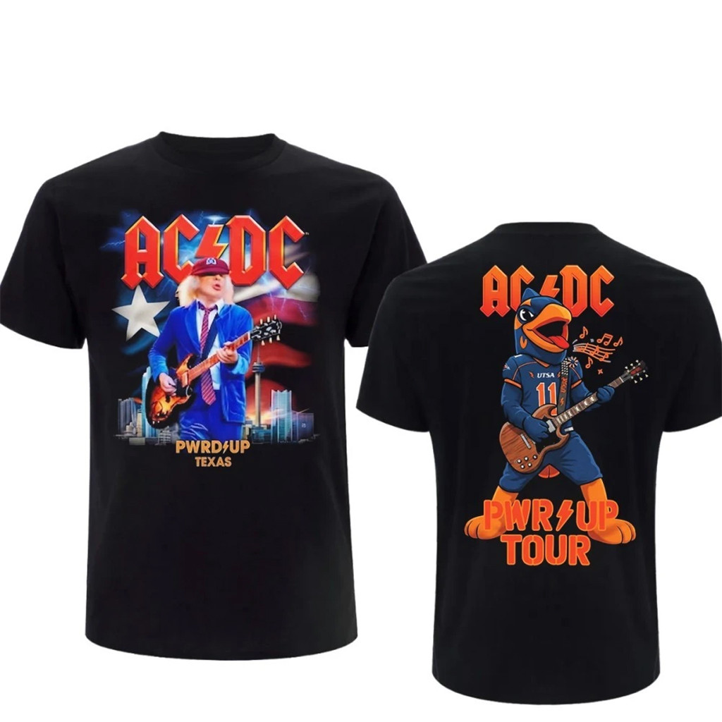 AC DC Merch ACDC San Antonio TX July 24 2026 Shirt Power Up Tour Alamodome Merch Gift For Fans - Kdjoy