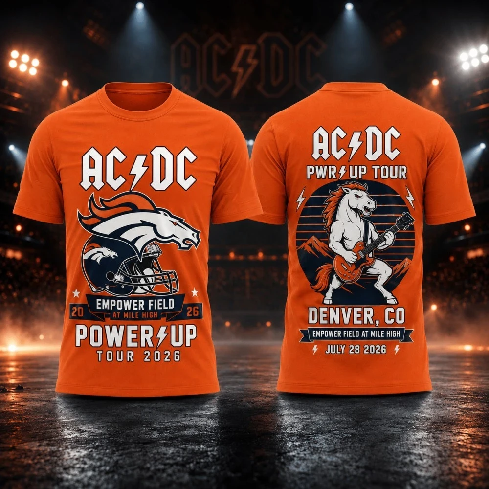 ACDC Merch 2026 ACDC Denver CO Empower Field At Mile High Concert T-Shirt Power Up Tour Merch - Kdjoy ACDC Merch 2026 ACDC Denver CO Empower Field At Mile High Concert T-Shirt Power Up Tour Merch - Kdjoy