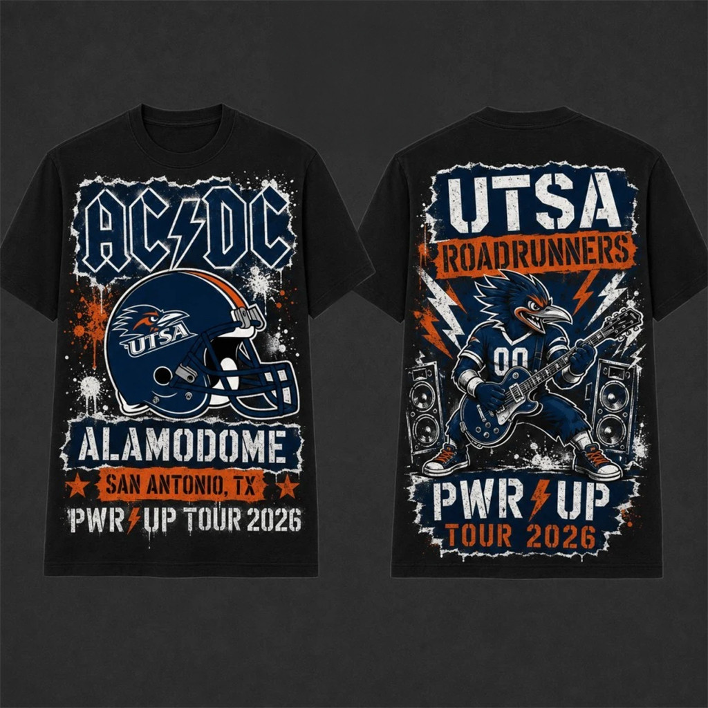 ACDC Merch 2026 ACDC Power Up World Tour T-Shirt San Antonio Texas Event Merch Gift For Fans - Kdjoy ACDC Merch 2026 ACDC Power Up World Tour T-Shirt San Antonio Texas Event Merch Gift For Fans - Kdjoy