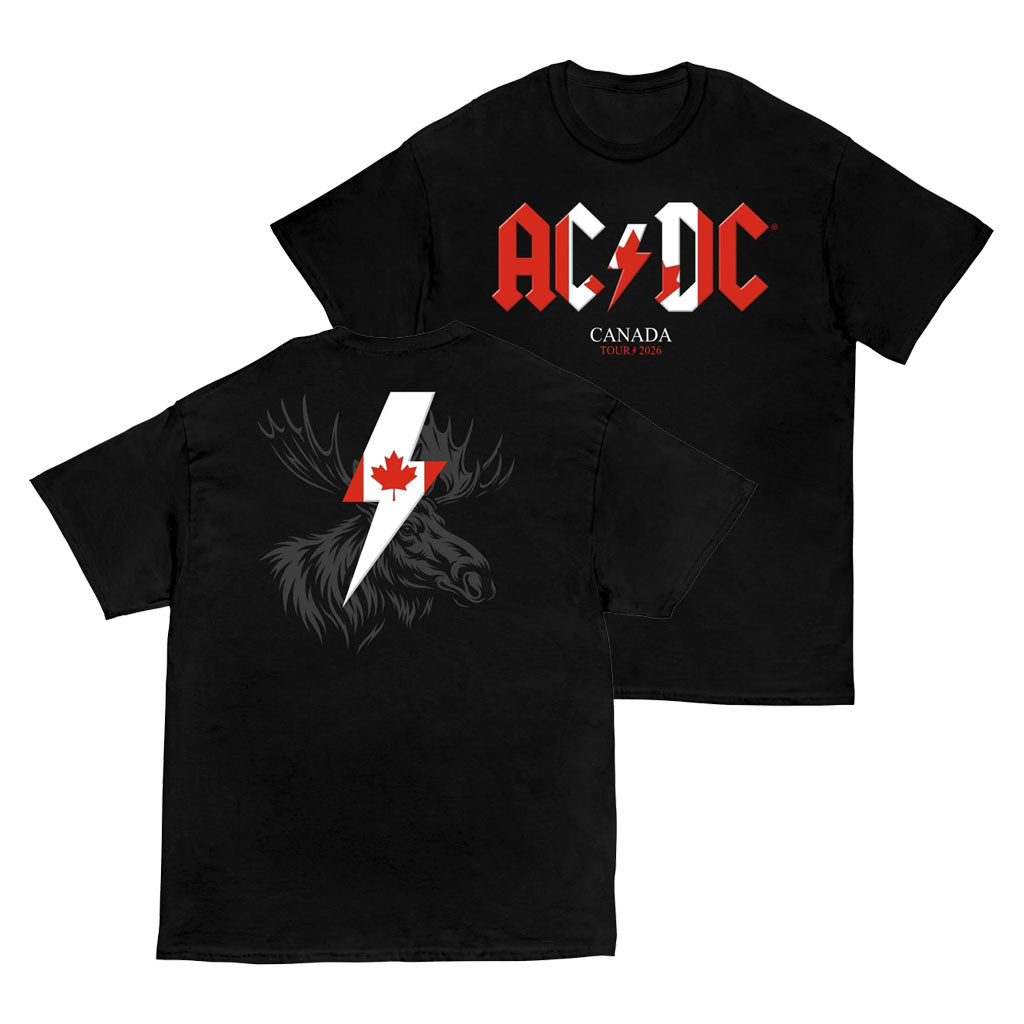 ACDC Merch 2026 Canada Moose PWR UP Tour T-Shirt ACDC Concert Merch Gift For Band Fans - Kdjoy ACDC Merch 2026 Canada Moose PWR UP Tour T-Shirt ACDC Concert Merch Gift For Band Fans - Kdjoy
