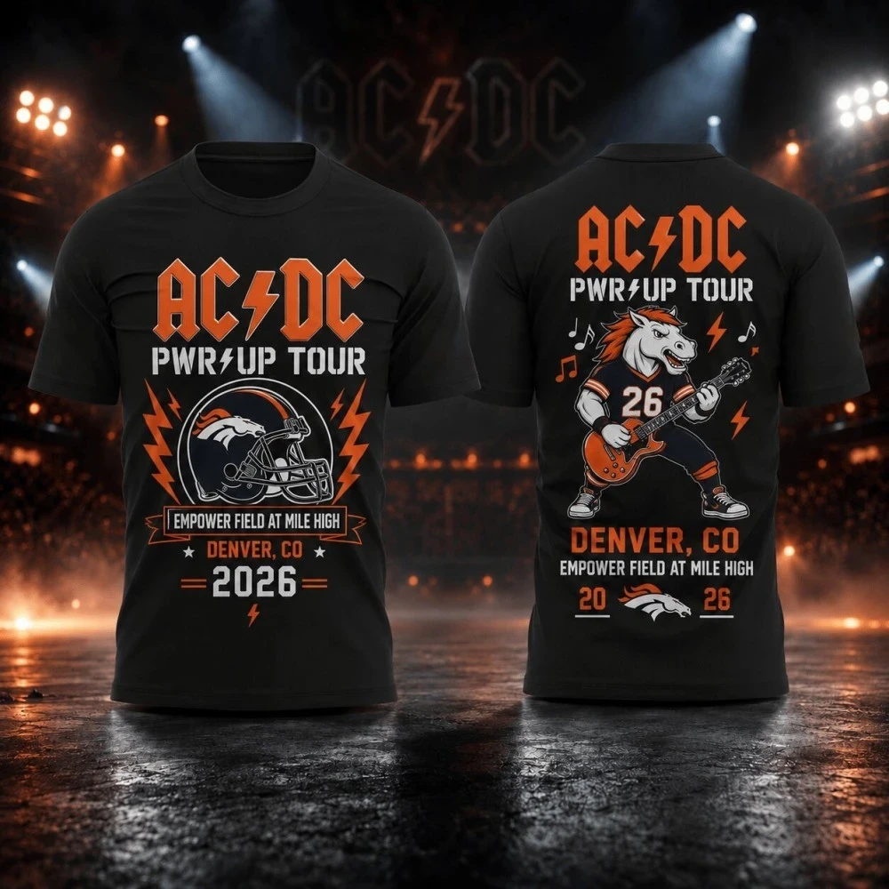 ACDC Merch ACDC Denver CO July 28 2026 Tour Shirt PWR Up Tour Merch Rock Concert Apparel - Kdjoy ACDC Merch ACDC Denver CO July 28 2026 Tour Shirt PWR Up Tour Merch Rock Concert Apparel - Kdjoy