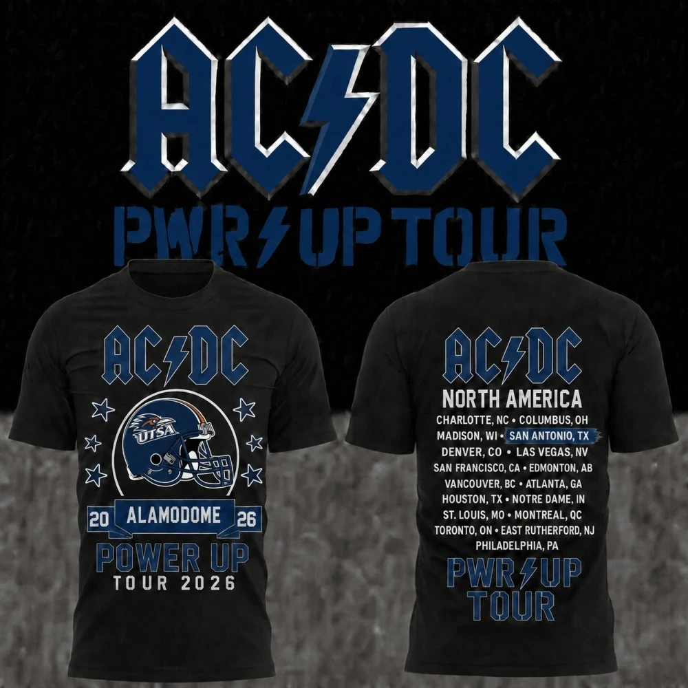 ACDC Merch ACDC Live In San Antonio Alamodome T-Shirt Power Up Tour Merch Gift For Rock Fans - Kdjoy ACDC Merch ACDC Live In San Antonio Alamodome T-Shirt Power Up Tour Merch Gift For Rock Fans - Kdjoy