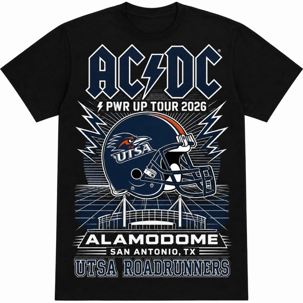 ACDC Merch ACDC Power Up Tour 2026 San Antonio TX July 24 T-Shirt Rock Fan Gifts Ideas - Kdjoy ACDC Merch ACDC Power Up Tour 2026 San Antonio TX July 24 T-Shirt Rock Fan Gifts Ideas - Kdjoy