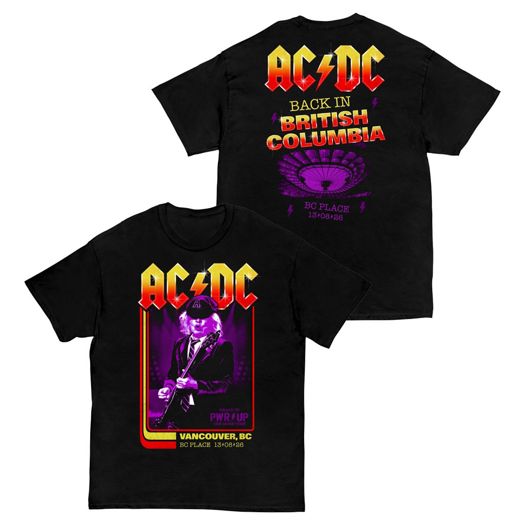 ACDC Merch Vancouver PWR UP Tour T-Shirt ACDC Shirt Presents For Rock Lovers - Kdjoy ACDC Merch Vancouver PWR UP Tour T-Shirt ACDC Shirt Presents For Rock Lovers - Kdjoy