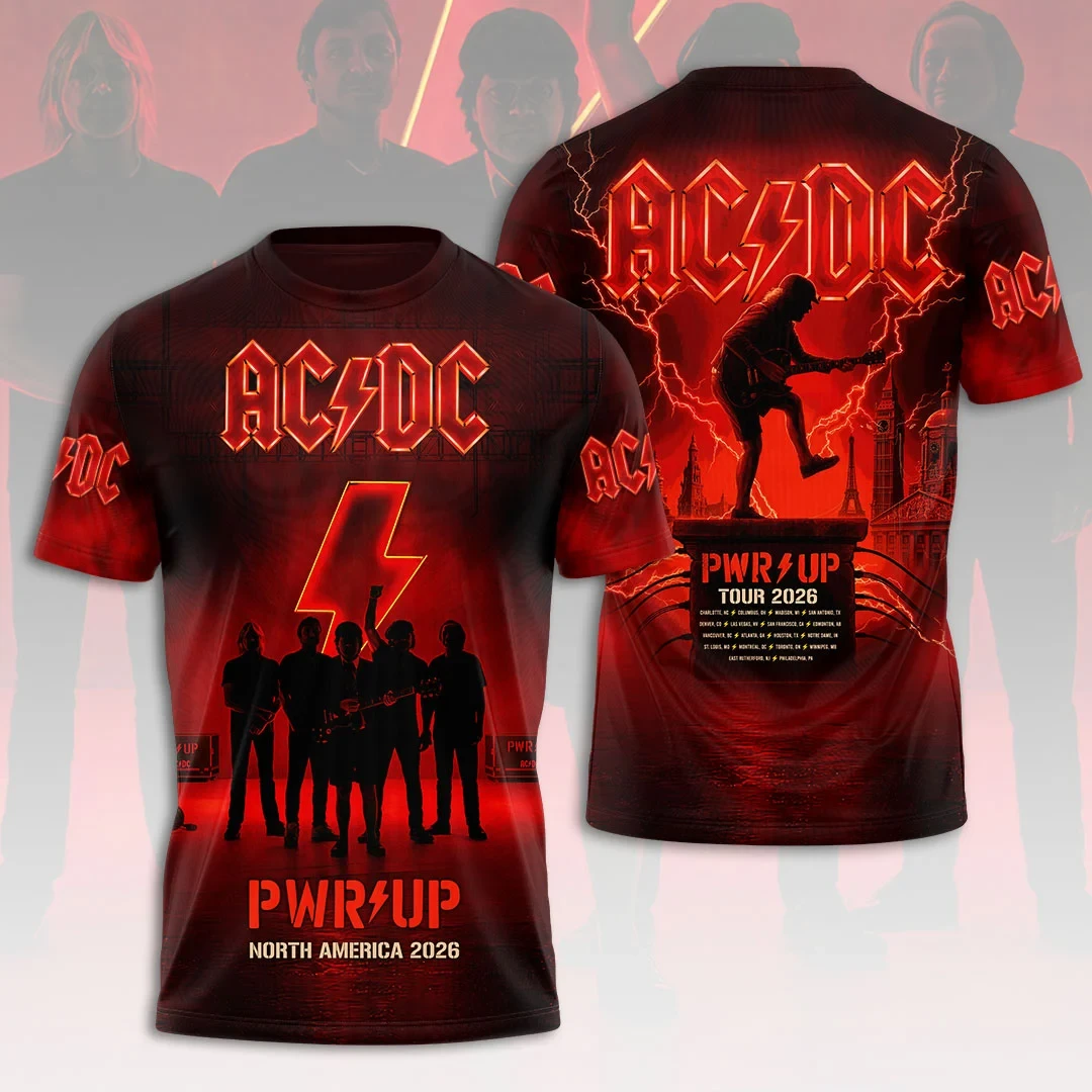 ACDC Power Up Tour 2026 Shirt Rock Concert Outfits Ideas Gifts For ACDC Supporters - Kdjoy