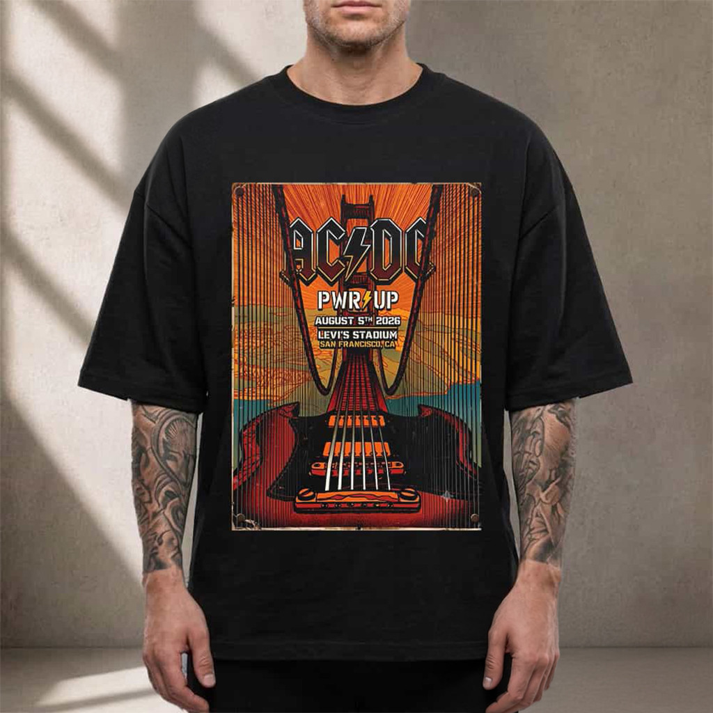ACDC Pwr Up Tour 2026 San Francisco CA T-Shirt ACDC Merch Presents For Music Lovers - Kdjoy ACDC Pwr Up Tour 2026 San Francisco CA T-Shirt ACDC Merch Presents For Music Lovers - Kdjoy