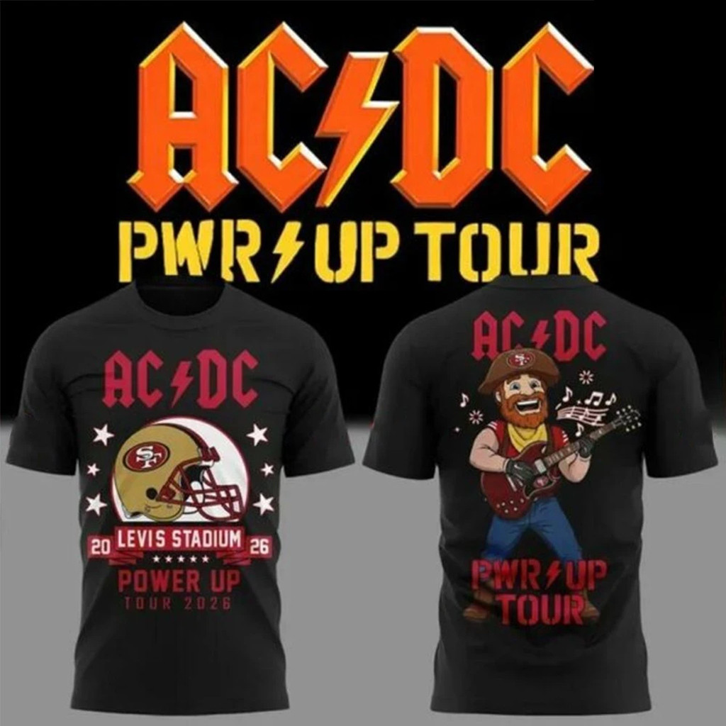 ACDC SF California 2026 Vintage Rock Band Concert T-Shirt ACDC Power Up Tour Merch Fan Gifts - Kdjoy ACDC SF California 2026 Vintage Rock Band Concert T-Shirt ACDC Power Up Tour Merch Fan Gifts - Kdjoy