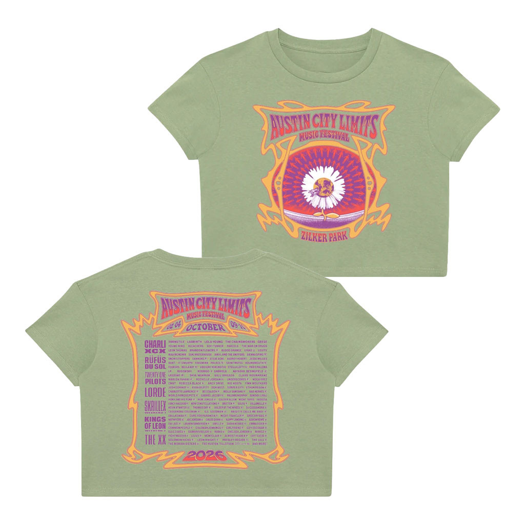 ACL Festival Merch 2026 Daisy Lineup Crop Top Music Concert Outfits Gift For Sisters ACL Festival Merch 2026 Daisy Lineup Crop Top Music Concert Outfits Gift For Sisters